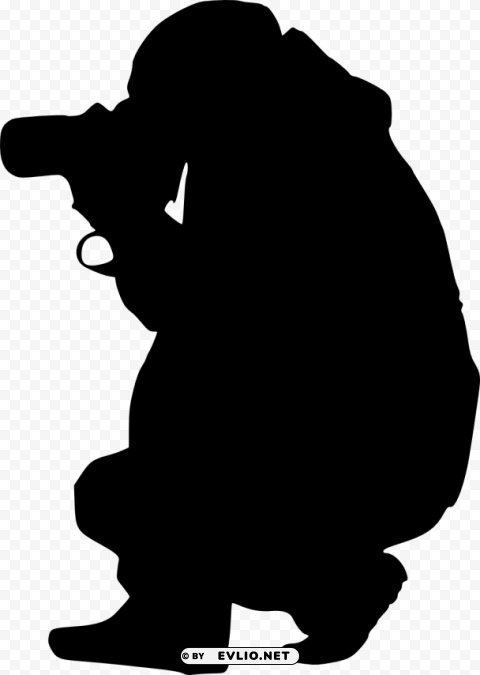 photographer with camera HighResolution PNG Isolated Artwork