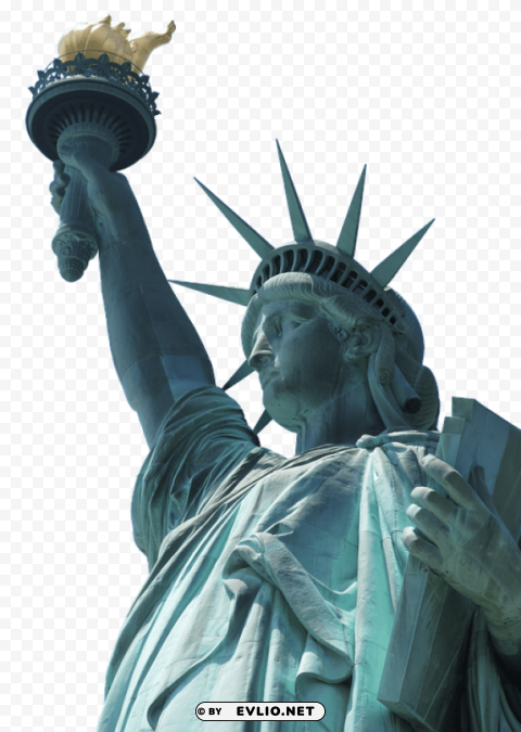 statue of liberty Clean Background Isolated PNG Image