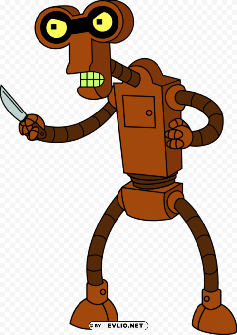 futurama roberto PNG graphics with alpha channel pack