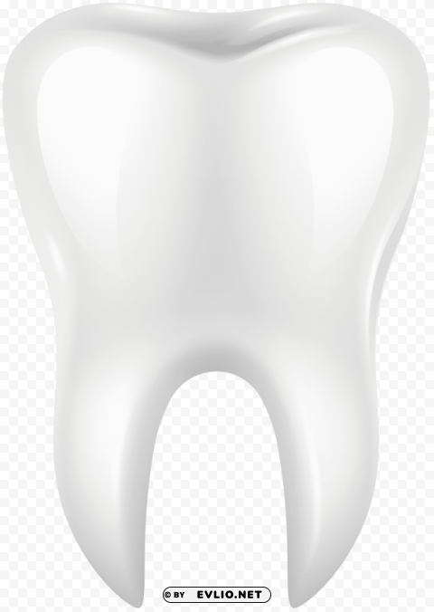 white tooth PNG with transparent bg