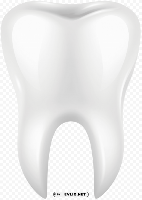 White Tooth PNG With Transparent Bg