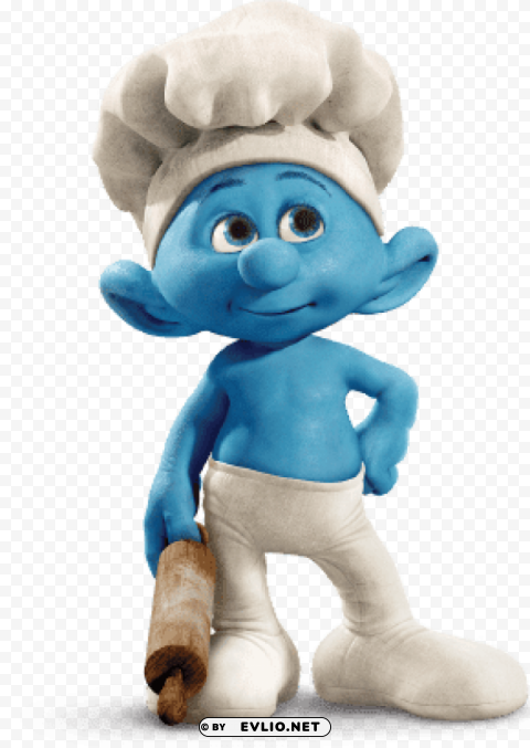 bakersmurf PNG no background free clipart png photo - 20b565c1