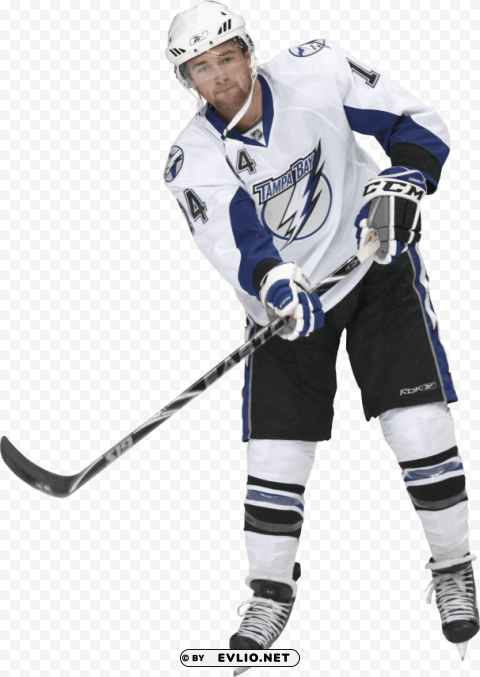 Hockey Player Transparent Background PNG Isolated Illustration