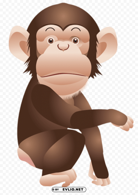 monkeypicture PNG Graphic Isolated on Clear Backdrop