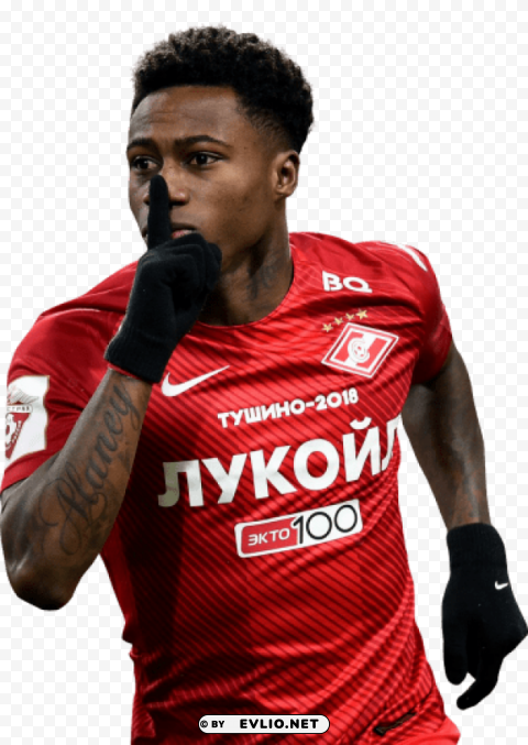 quincy promes Clean Background Isolated PNG Image