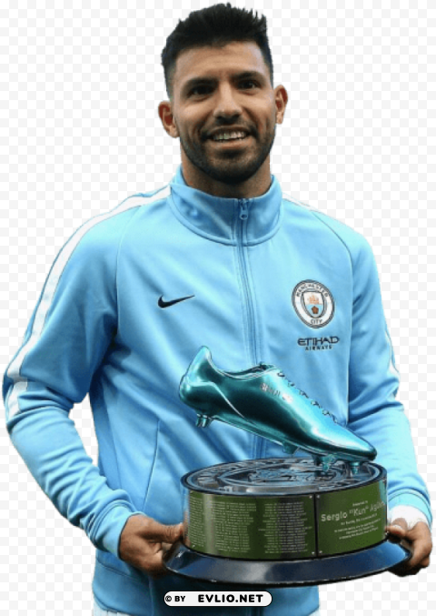 sergio aguero PNG with Transparency and Isolation
