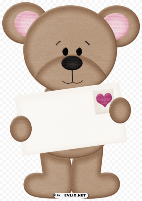 Valentine Bear Isolated Item On Transparent PNG