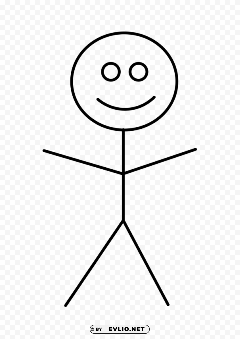 child stick man Isolated PNG Item in HighResolution