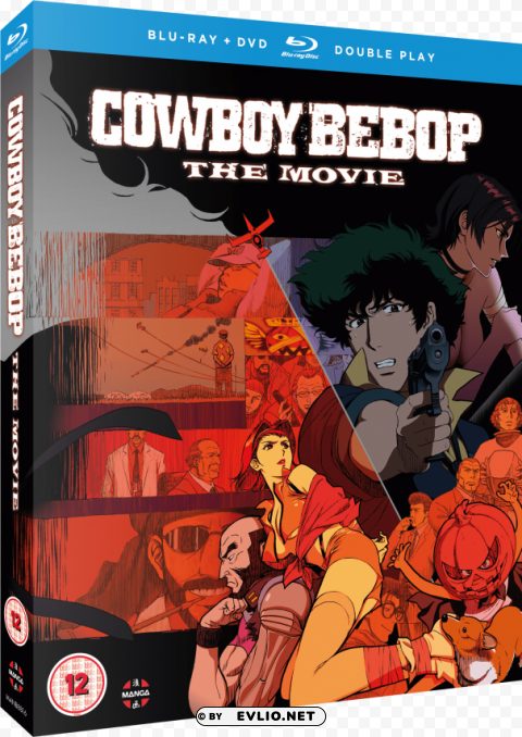 cowboy bebop film bluray Transparent Background Isolation in HighQuality PNG