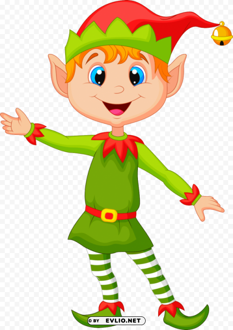 elf PNG with isolated background