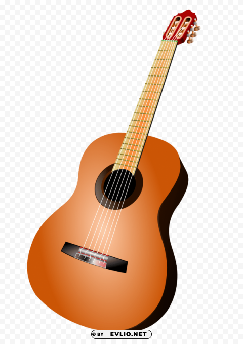 acoustic guitar Transparent PNG Isolated Object
