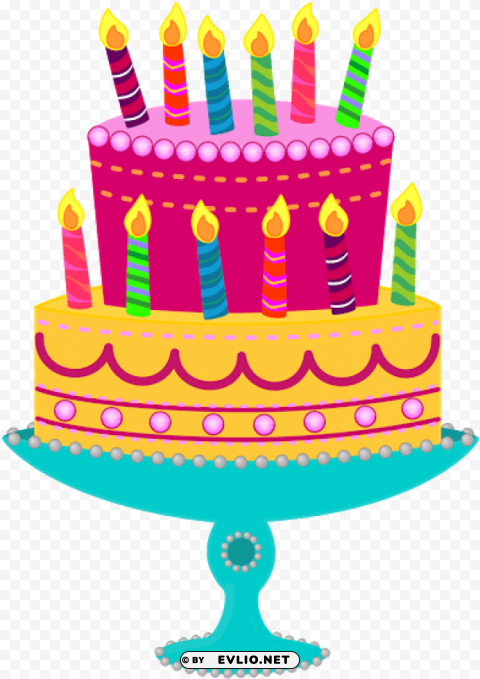 birthday cake free PNG Graphic Isolated with Transparency PNG transparent with Clear Background ID 08bdc24a