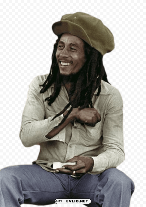 bob marley PNG without watermark free