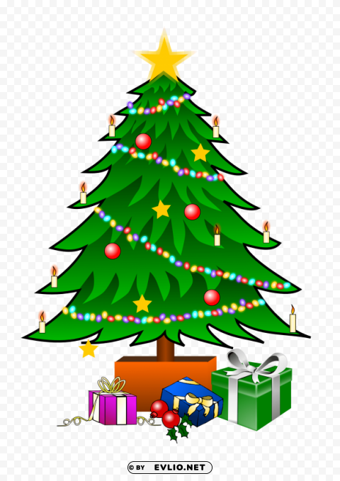 christmas tree ima Isolated Subject in Transparent PNG Format