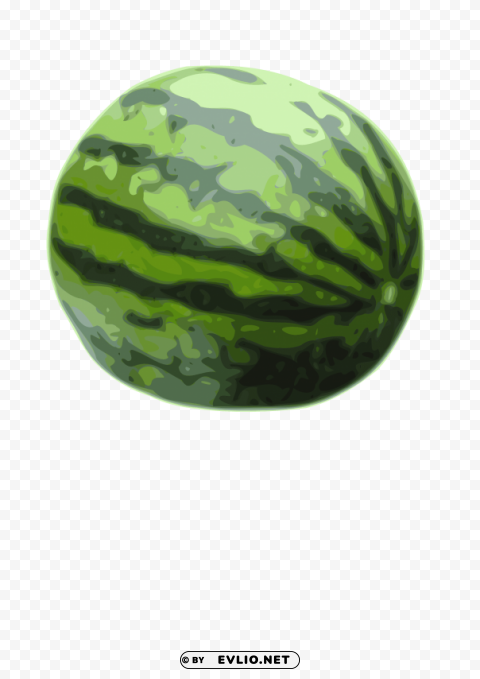 watermelon Clear Background Isolated PNG Icon