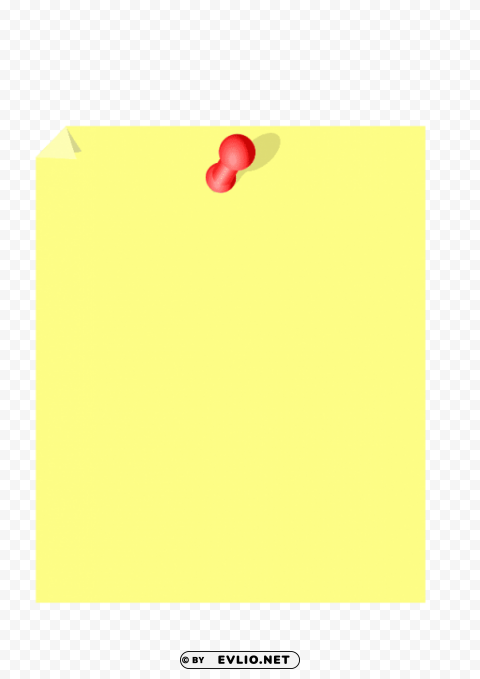 yellow sticky notes PNG clear background clipart png photo - 427fa549