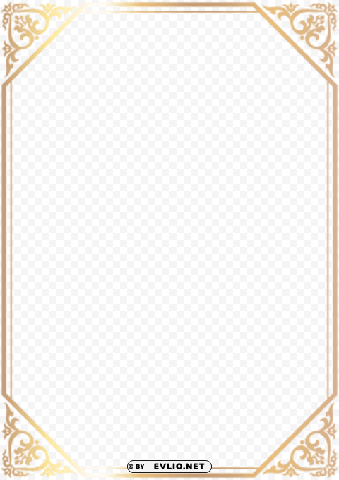 Border Frame PNG Isolated Illustration With Clarity