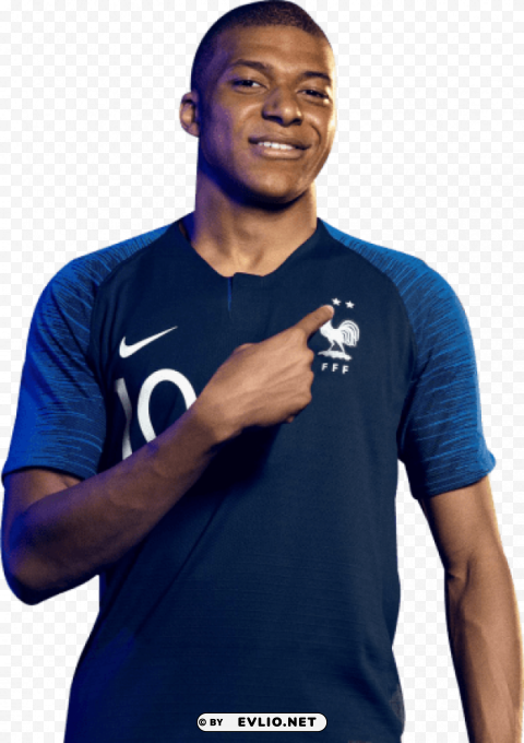 kylian mbappé PNG with clear transparency