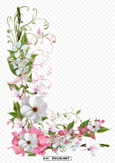 pink and green spring decor Transparent PNG images extensive variety