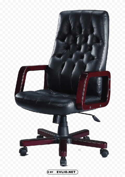 Transparent Background PNG of red and black deskchair Clear PNG graphics - Image ID 2222e9c0