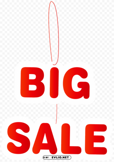 big sale PNG Image with Transparent Cutout