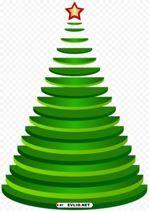 decorative christmas tree PNG images with transparent layering