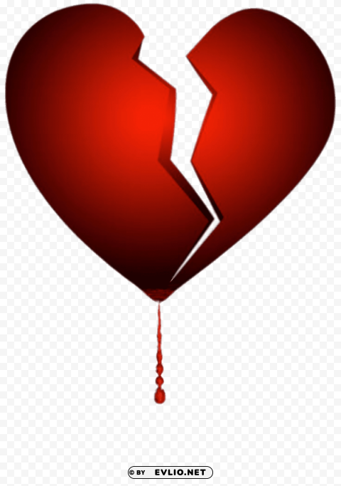 Transparent background PNG image of broken bleeding heart PNG images without BG - Image ID 68aa319c