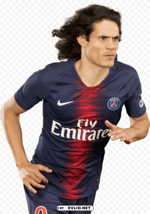 edinson cavani PNG with transparent bg