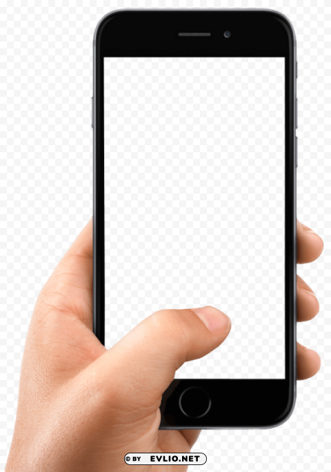 Hand Holding Smartphone PNG images for banners