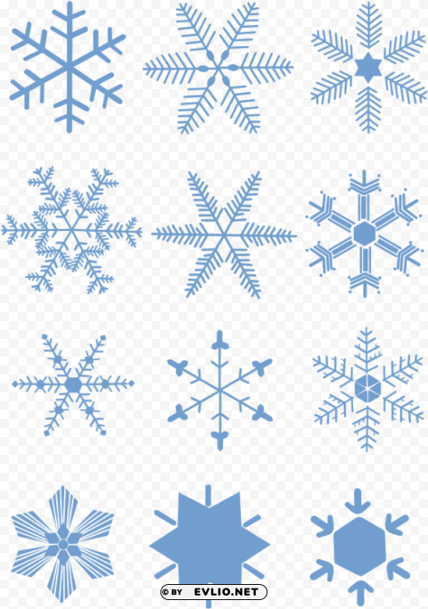snowflake vector background PNG transparent artwork