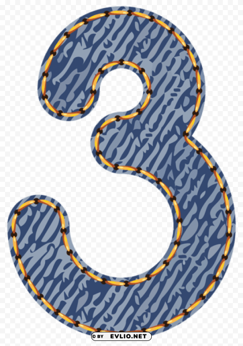 jeans number threepicture PNG images with no background needed