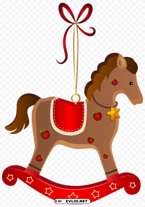 rocking horse christmas ornament transparent Background-less PNGs