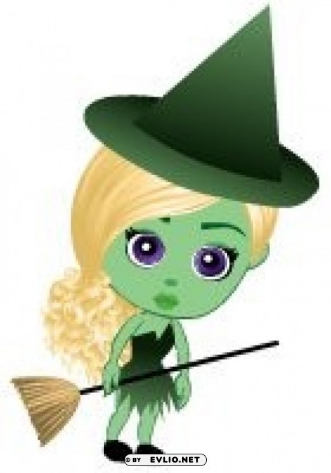 emerald city witch yober black PNG Image Isolated with HighQuality Clarity