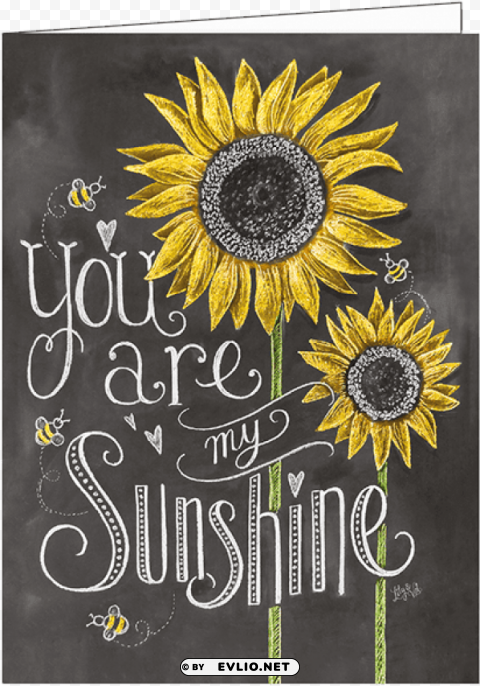 love quotes with sunflowers Transparent PNG Isolated Graphic Detail