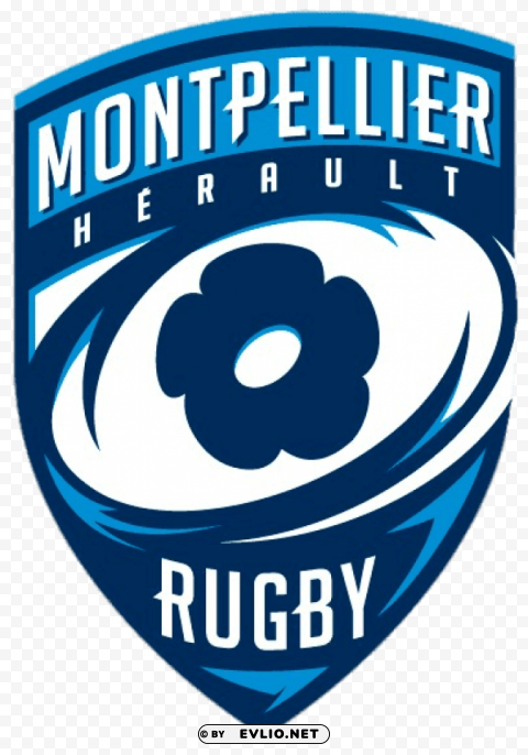 montpellier herault rugby logo Isolated Icon on Transparent Background PNG
