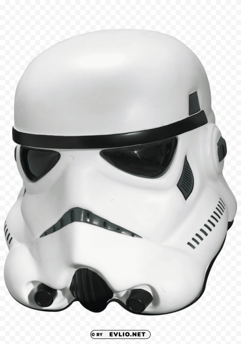 Transparent Background PNG of stormtrooper helmet PNG with no background free download - Image ID 2f42547f