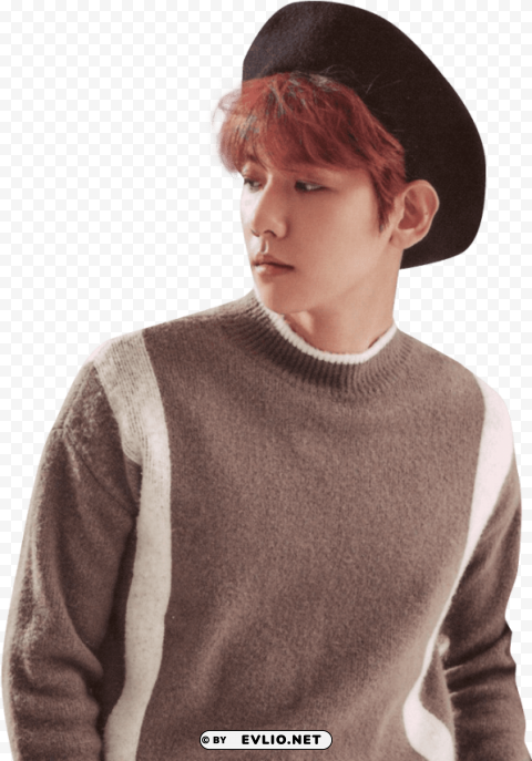 exo baekhyun photo shoot Transparent PNG Isolated Graphic with Clarity