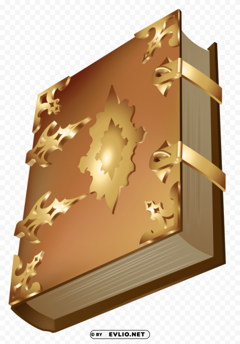luxury old book PNG Image with Isolated Icon