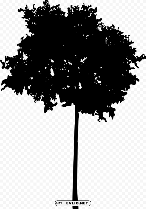 Transparent tree silhouette PNG clipart with transparent background PNG Image - ID dab9a4aa