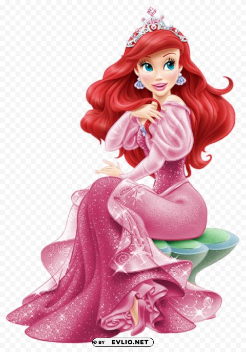 ariel the little mermaid cartoon Isolated Subject on HighQuality Transparent PNG