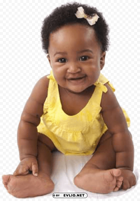 African American Baby PNG Images With Transparent Space
