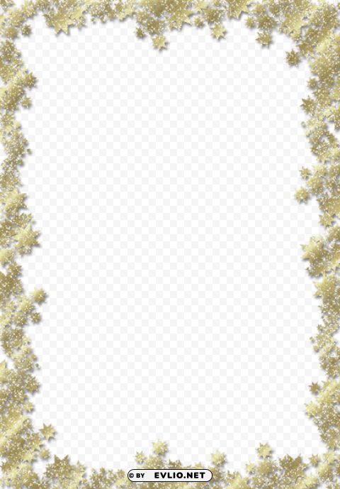 frame with gold stars PNG graphics with alpha transparency broad collection