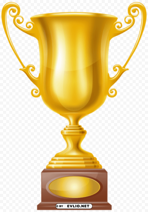 gold trophy transparent PNG files with no background assortment