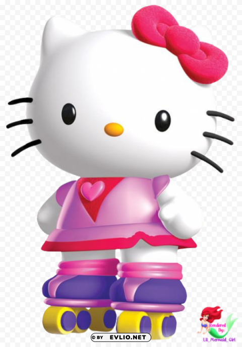 hello kitty 3d PNG files with alpha channel assortment