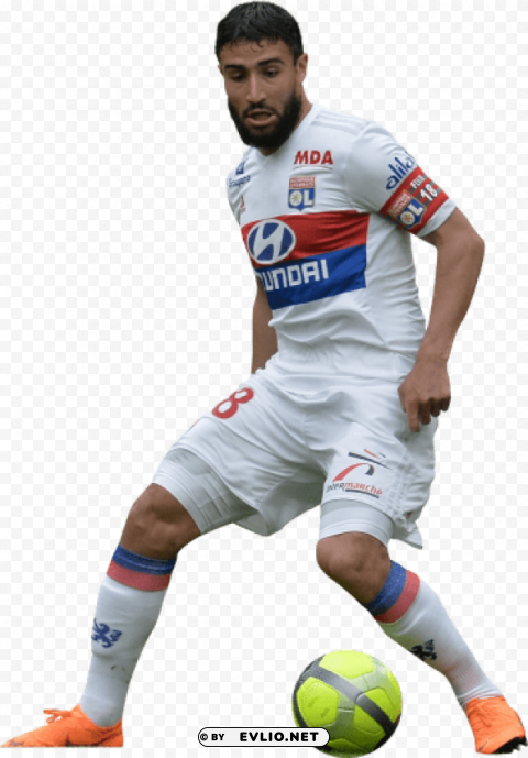 nabil fekir Clean Background Isolated PNG Icon