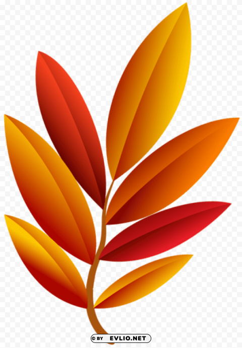 Autumn Leaf HighQuality Transparent PNG Isolated Artwork