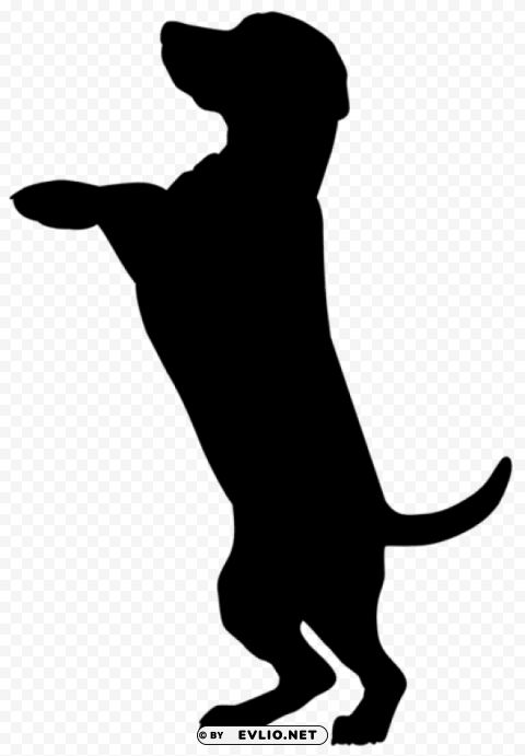 Dog Silhouette PNG Clipart