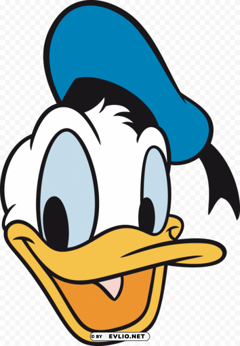 donald duck smiling Transparent PNG Image Isolation
