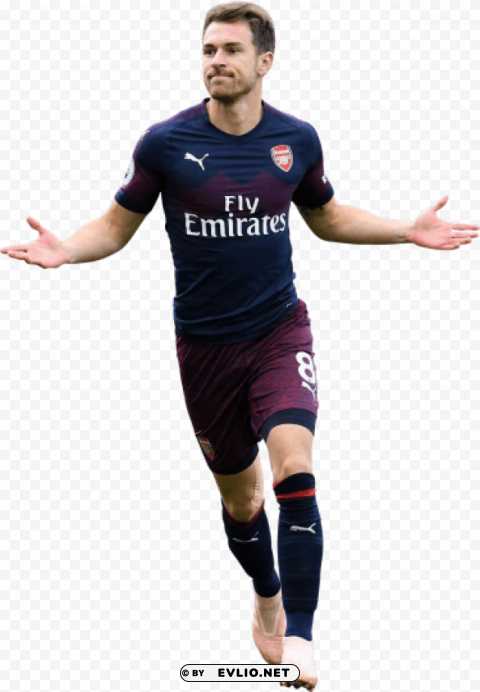 aaron ramsey Transparent Background Isolated PNG Character