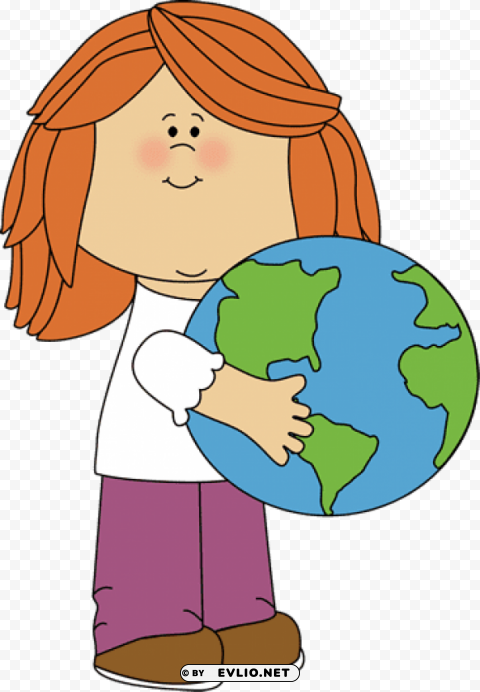 kid with globe Isolated Design Element on Transparent PNG PNG transparent with Clear Background ID 9269a17d